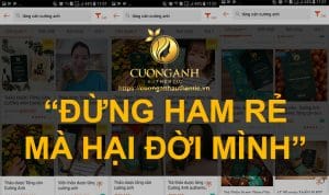 Cảnh báo trà tăng/giảm cân cường anh giá rẻ