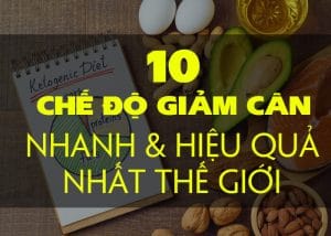 10 chế độ giảm cân nhanh và hiệu quả nhất thế giới