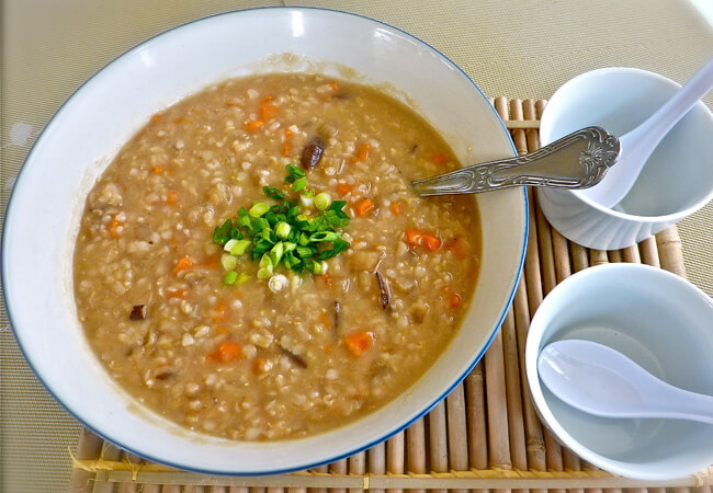 cháo gạo lứt