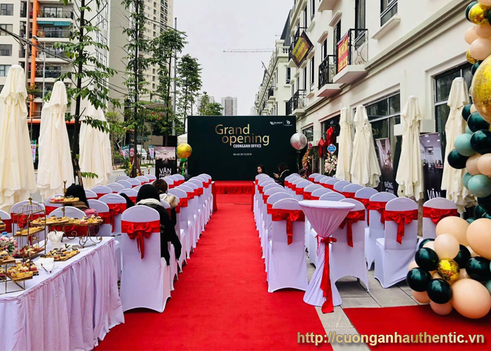 Công tác chuẩn bị cho lễ khai trương